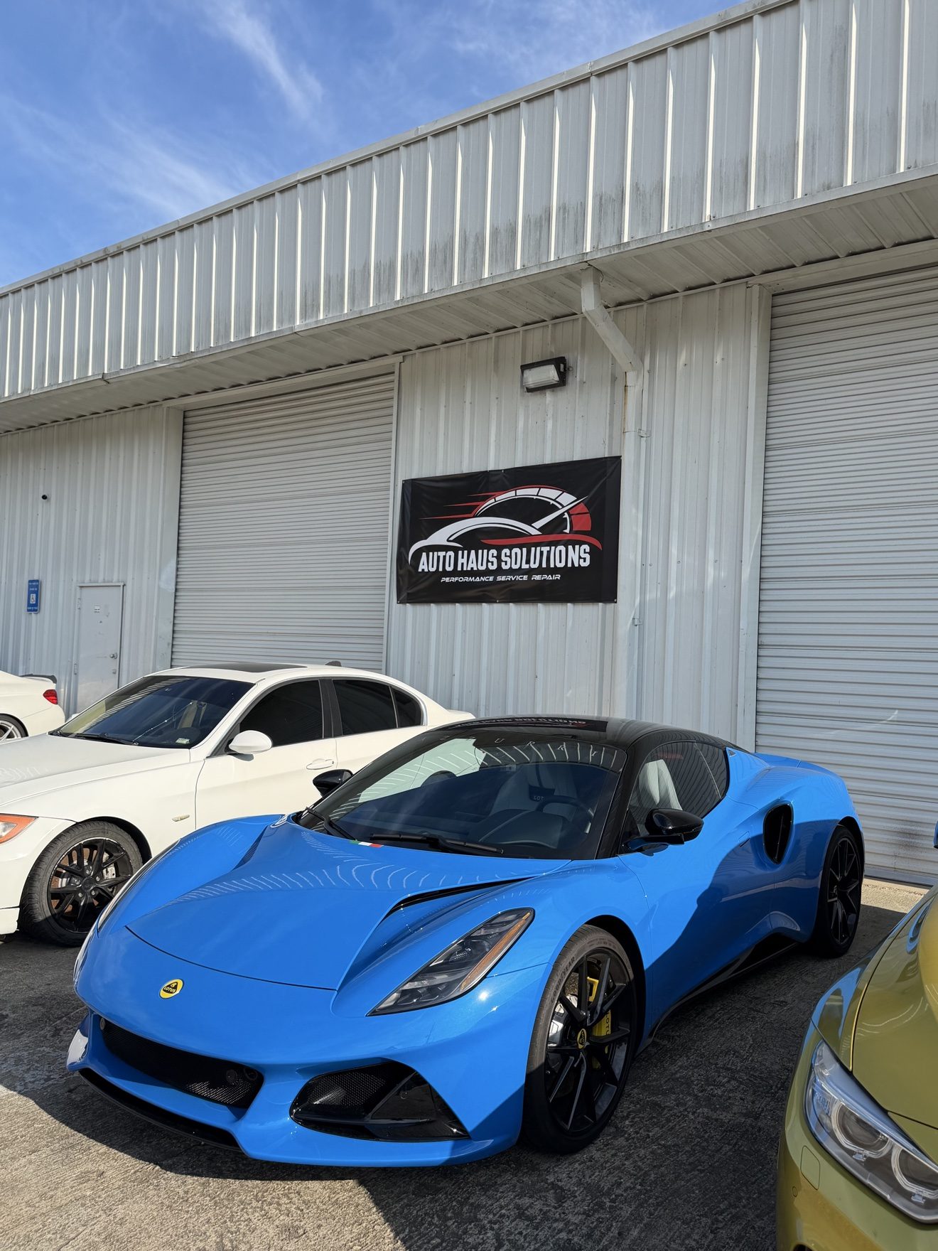 Blue Lotus Emira at Auto Haus Solutions in Cumming, GA