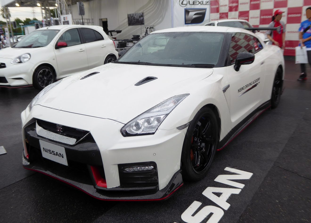 White Nissan GT-R NISMO